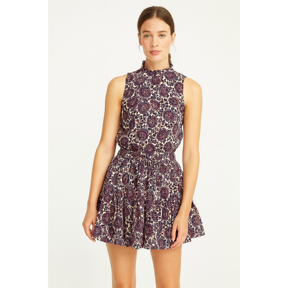 J. Crew NWT Liberty Fabric Paisley‎ Print Sleeveless Top Skirt Set- Size M